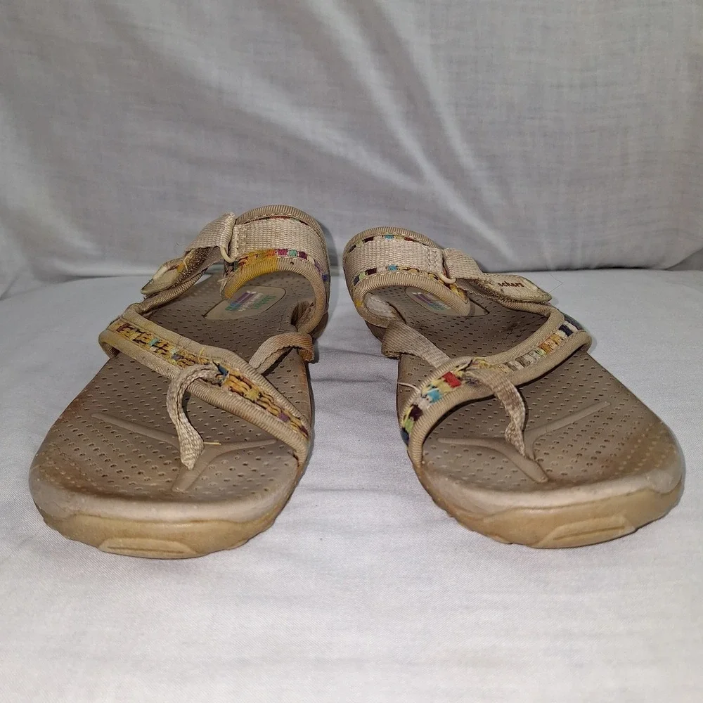 Y2K Cottagecore Boho Bohemian Skechers Dark Natural 8 Outdoor Reggae Sandals